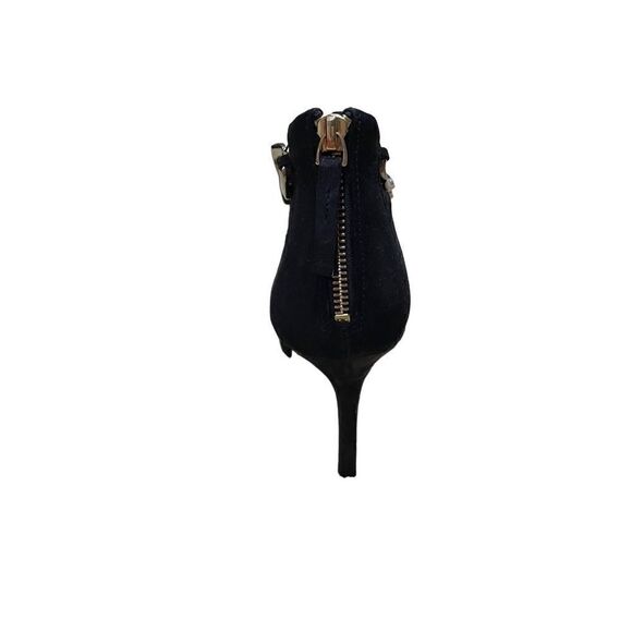 🌟75%OFF🌟Nine West Suede Leather Booties with Gold Chain - Picture 3 of 3